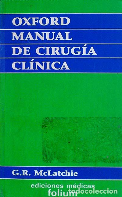 OXFORD MANUAL DE CIRUGÍA CLÍNICA