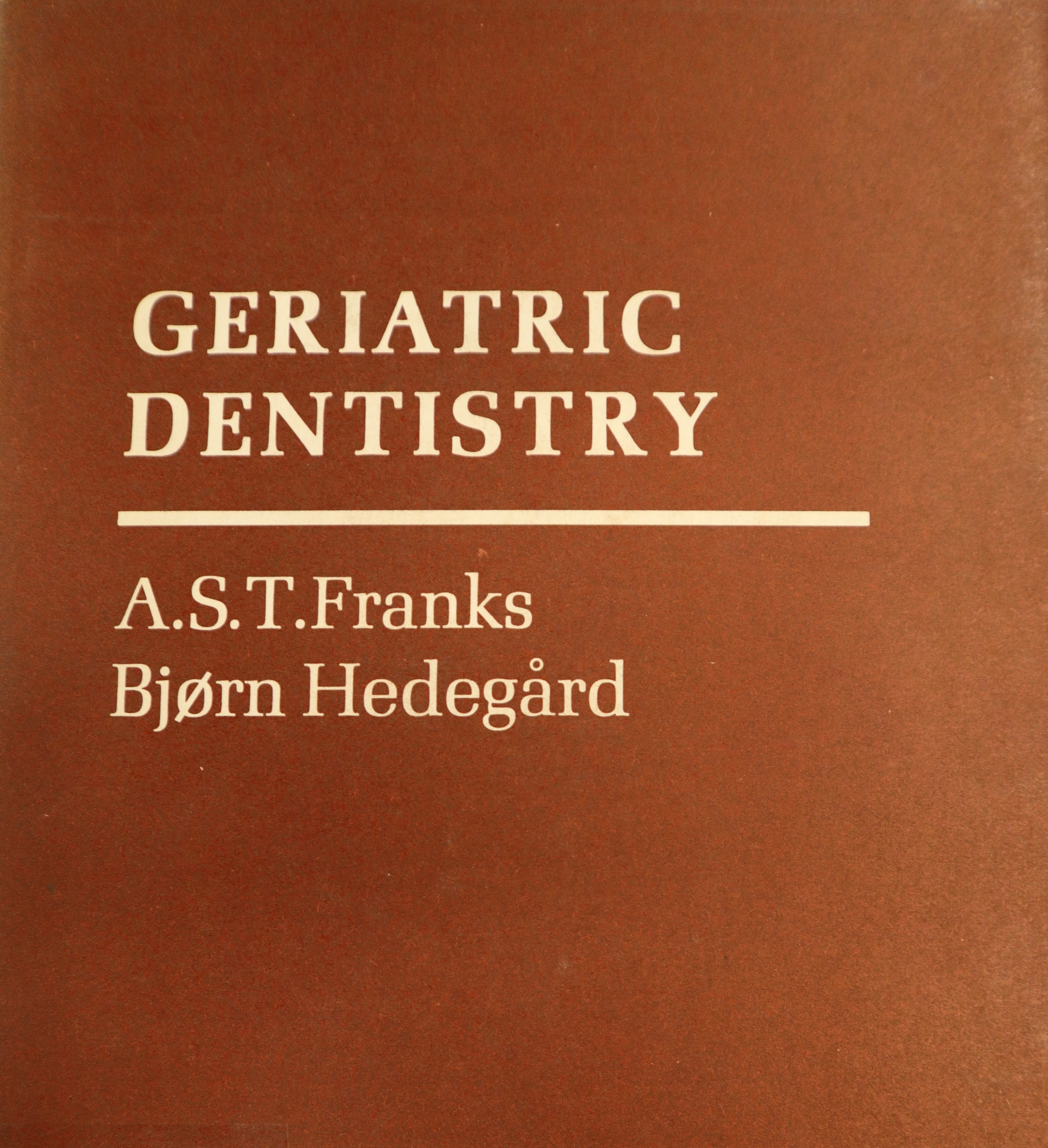 GERIATRIC DENTISTRY