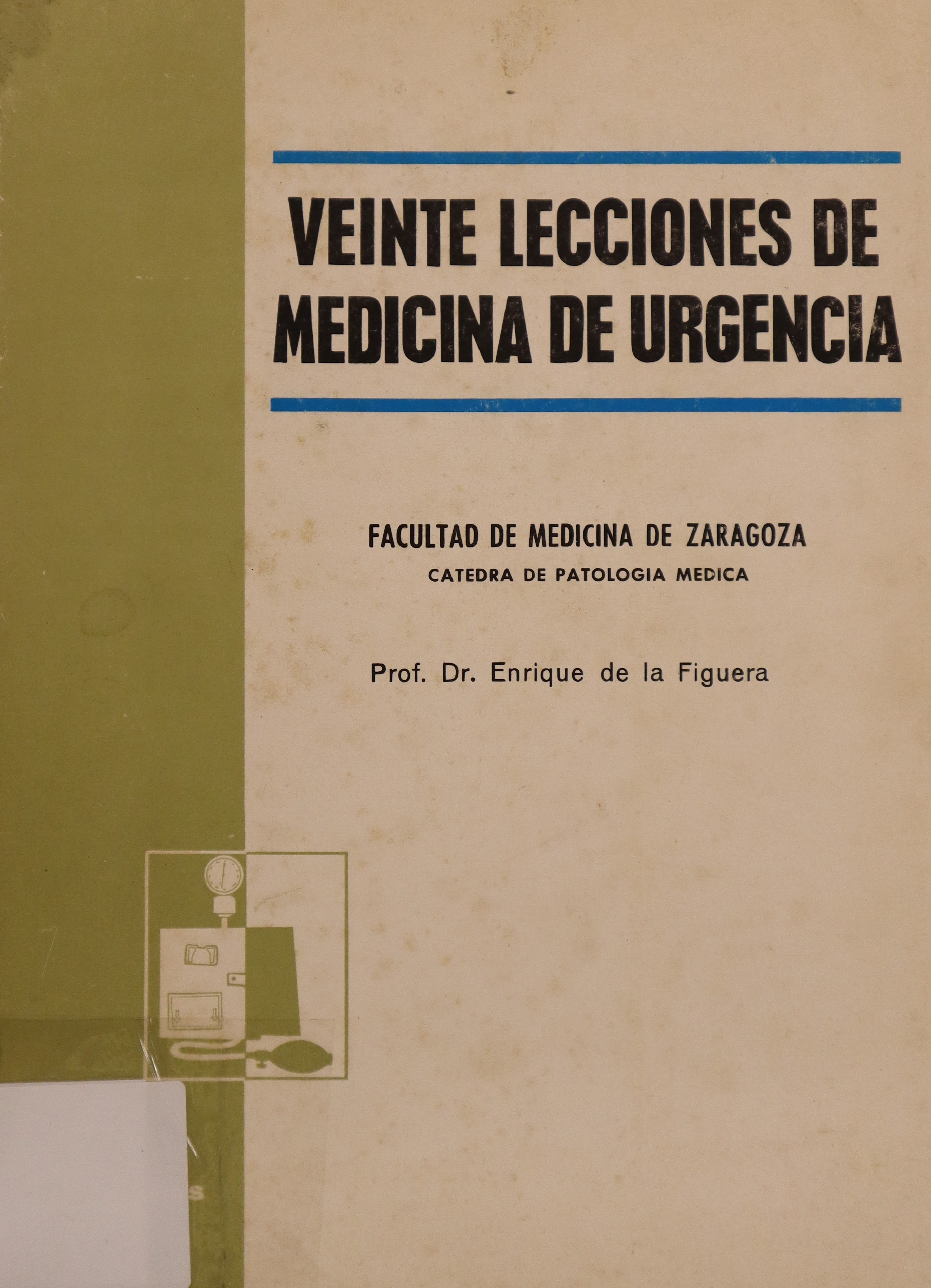 VEINTE LECCIONES DE MEDICINA DE URGENCIA