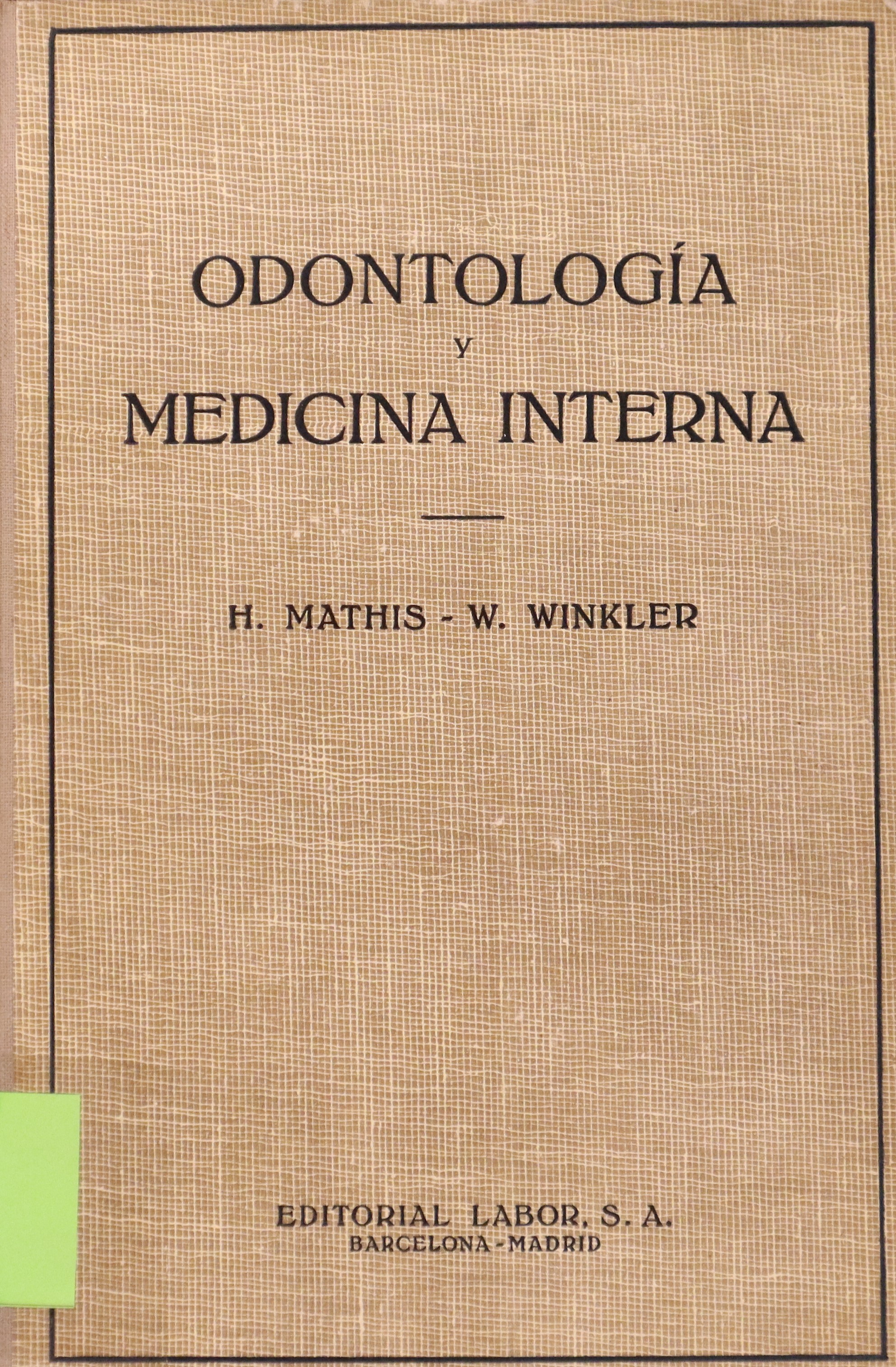 ODONTOLOGÍA Y MEDICINA INTERNA