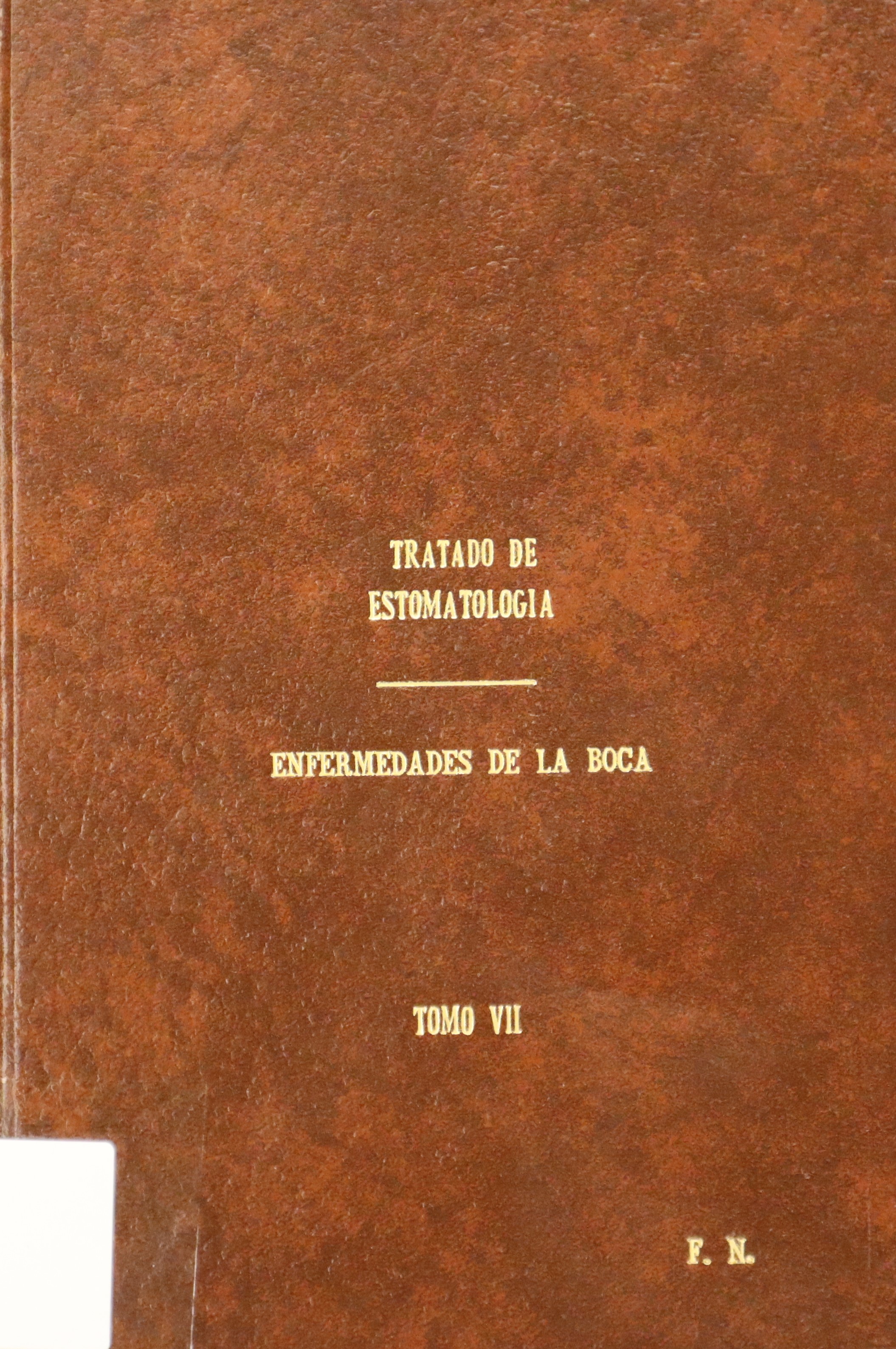 TRATADO DE ESTOMATOLOGÍA VII: ENFERMEDADES DE LA BOCA