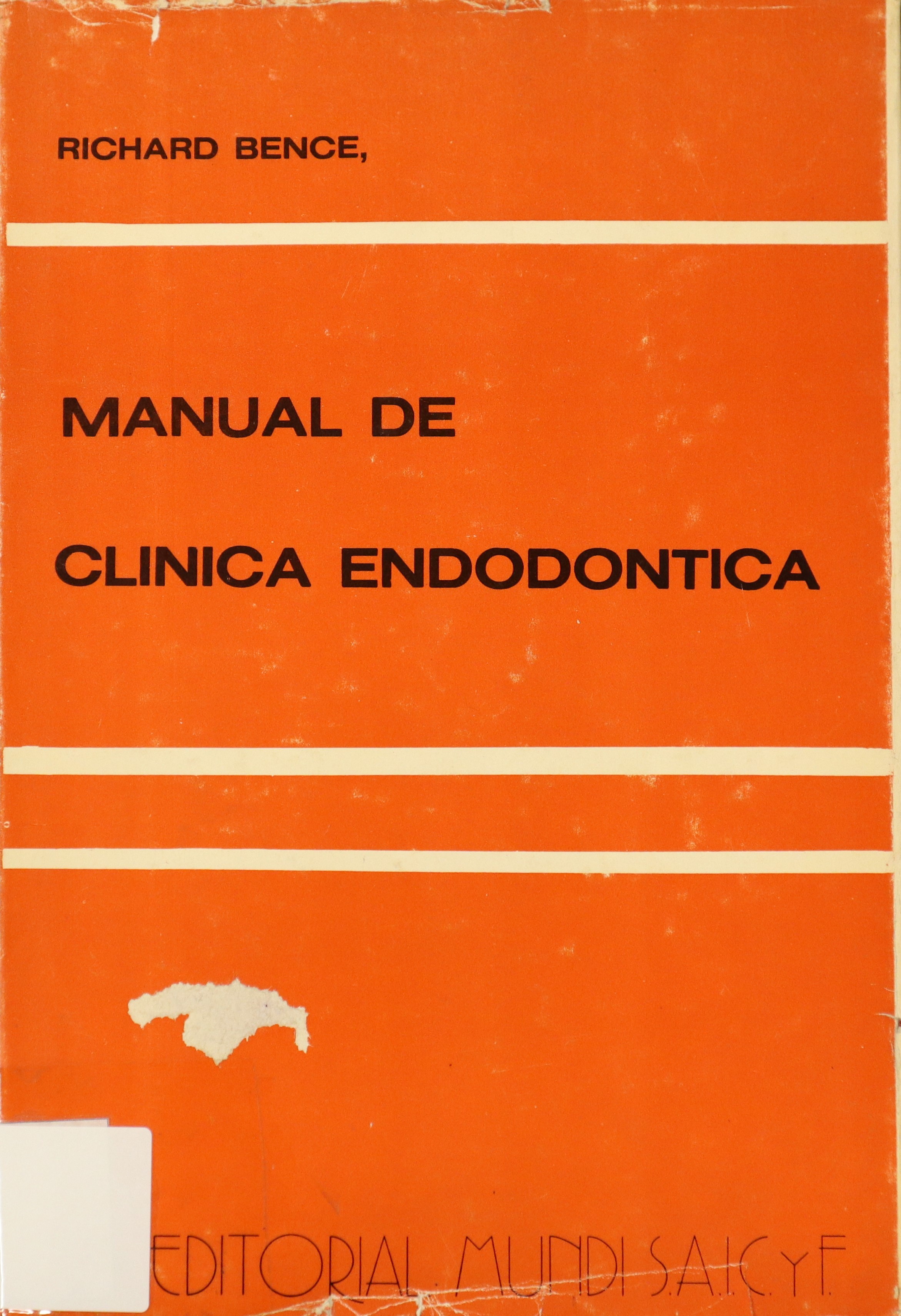 MANUAL DE CLÍNICA ENDODÓNTICA