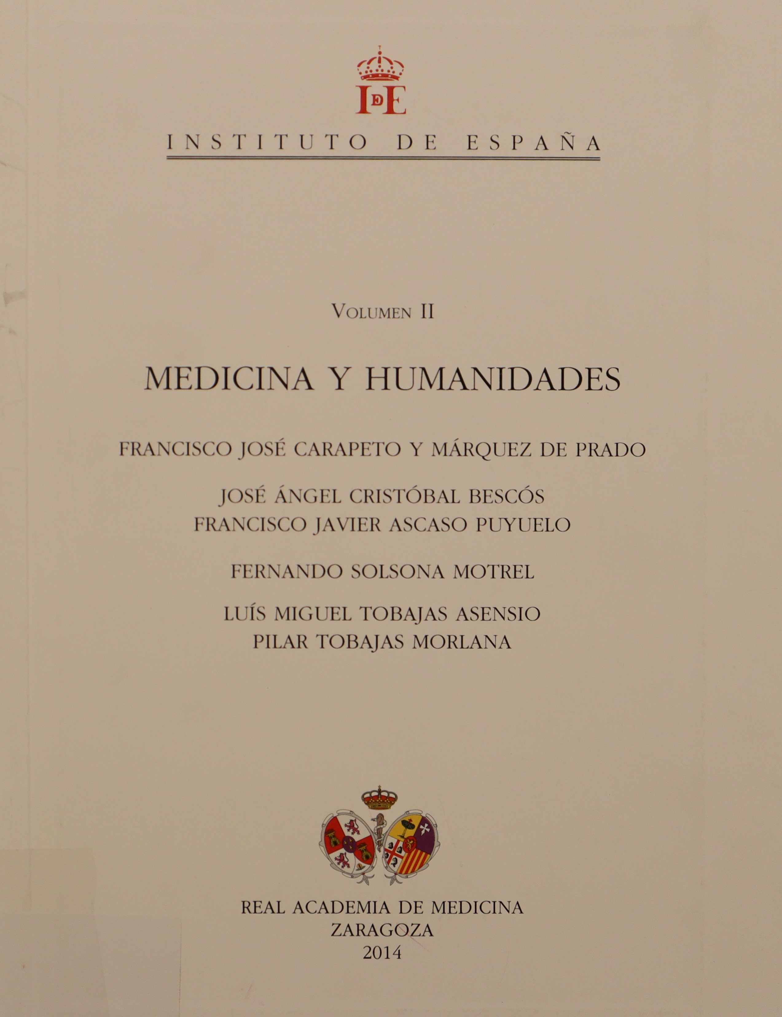 MEDICINA Y HUMANIDADES. VOL. II.