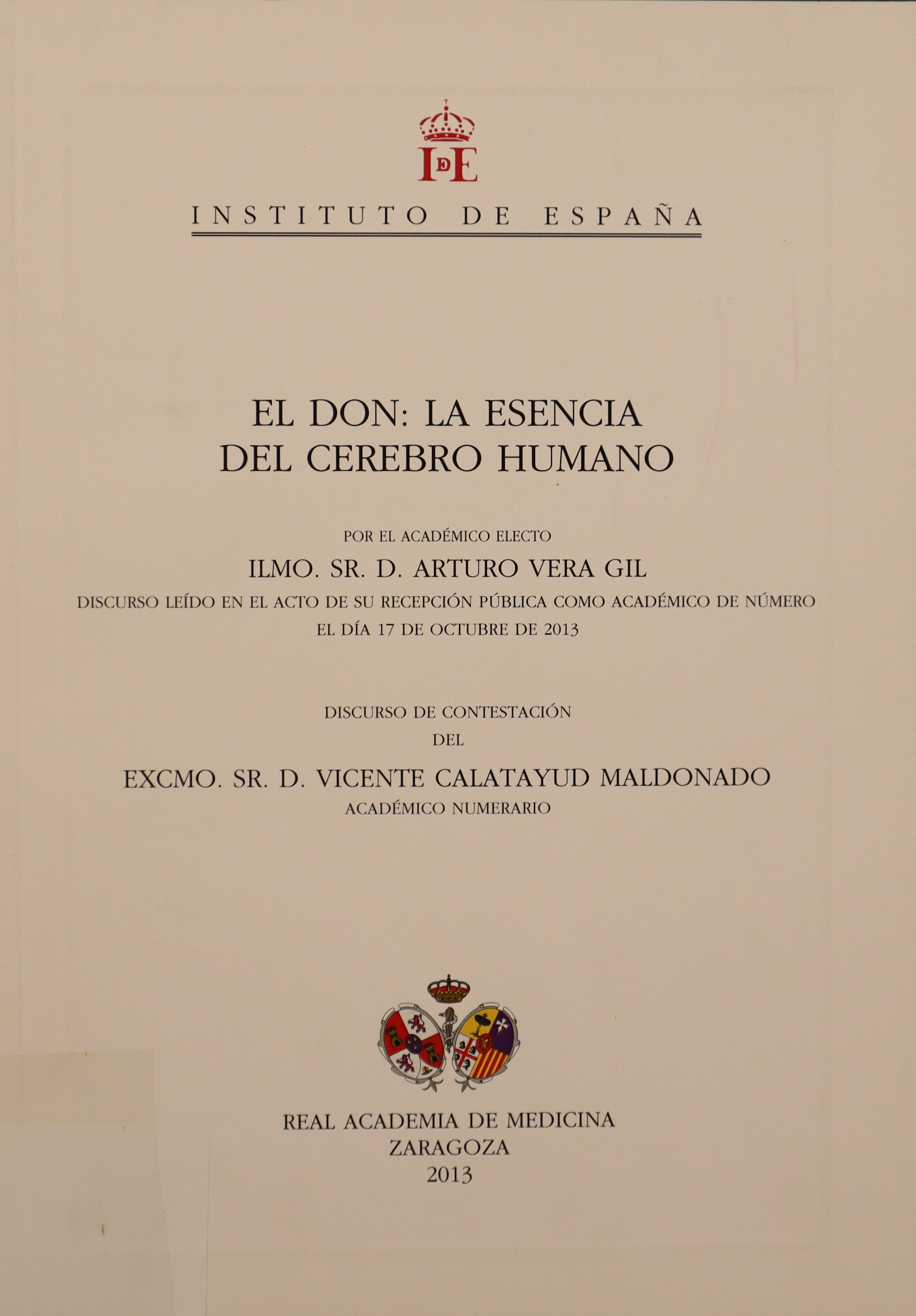 EL DON: LA ESENCIA DEL CEREBRO HUMANO.