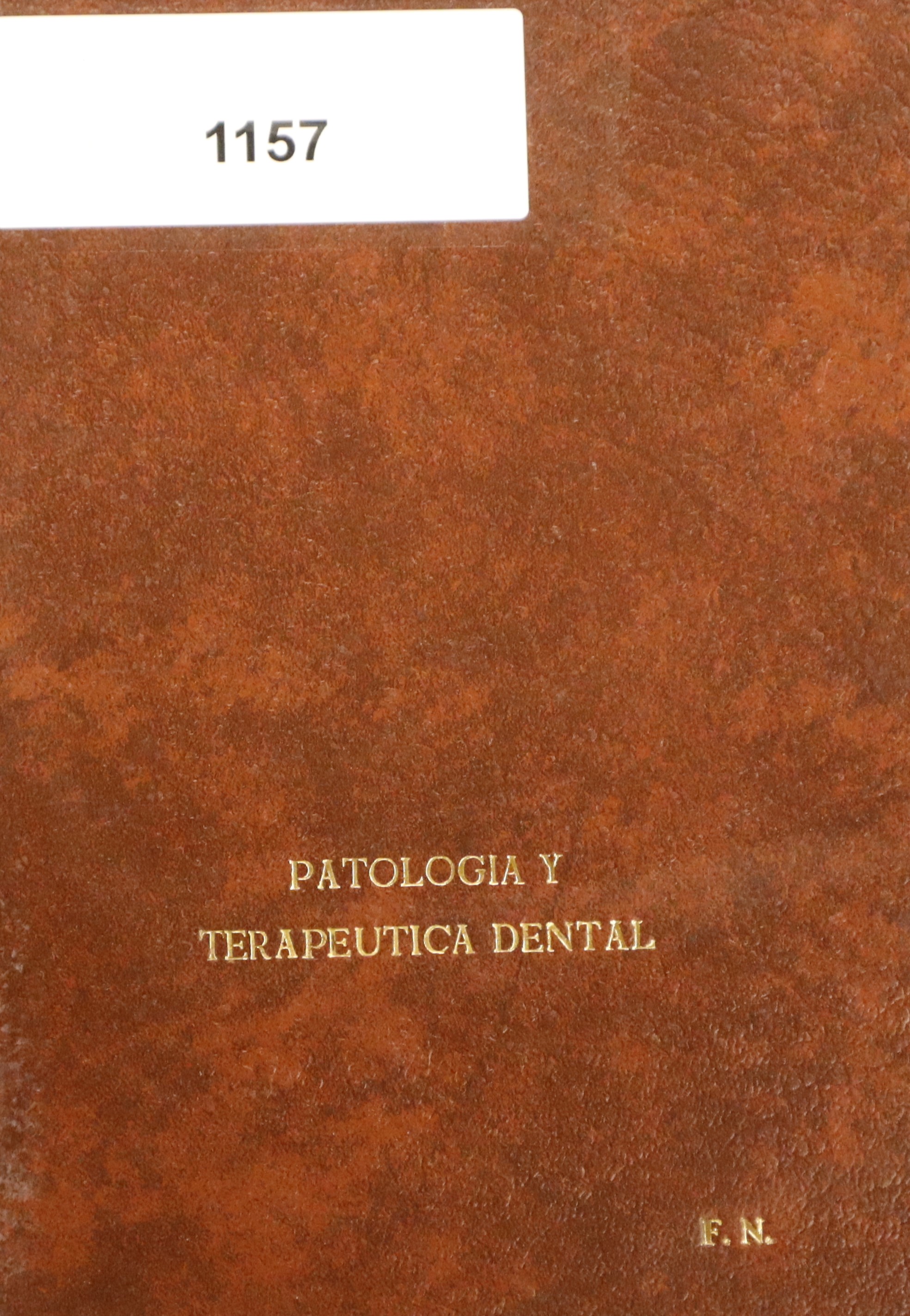 CURSO DE PATOLOGÍA Y TERAPÉUTICA DENTAL