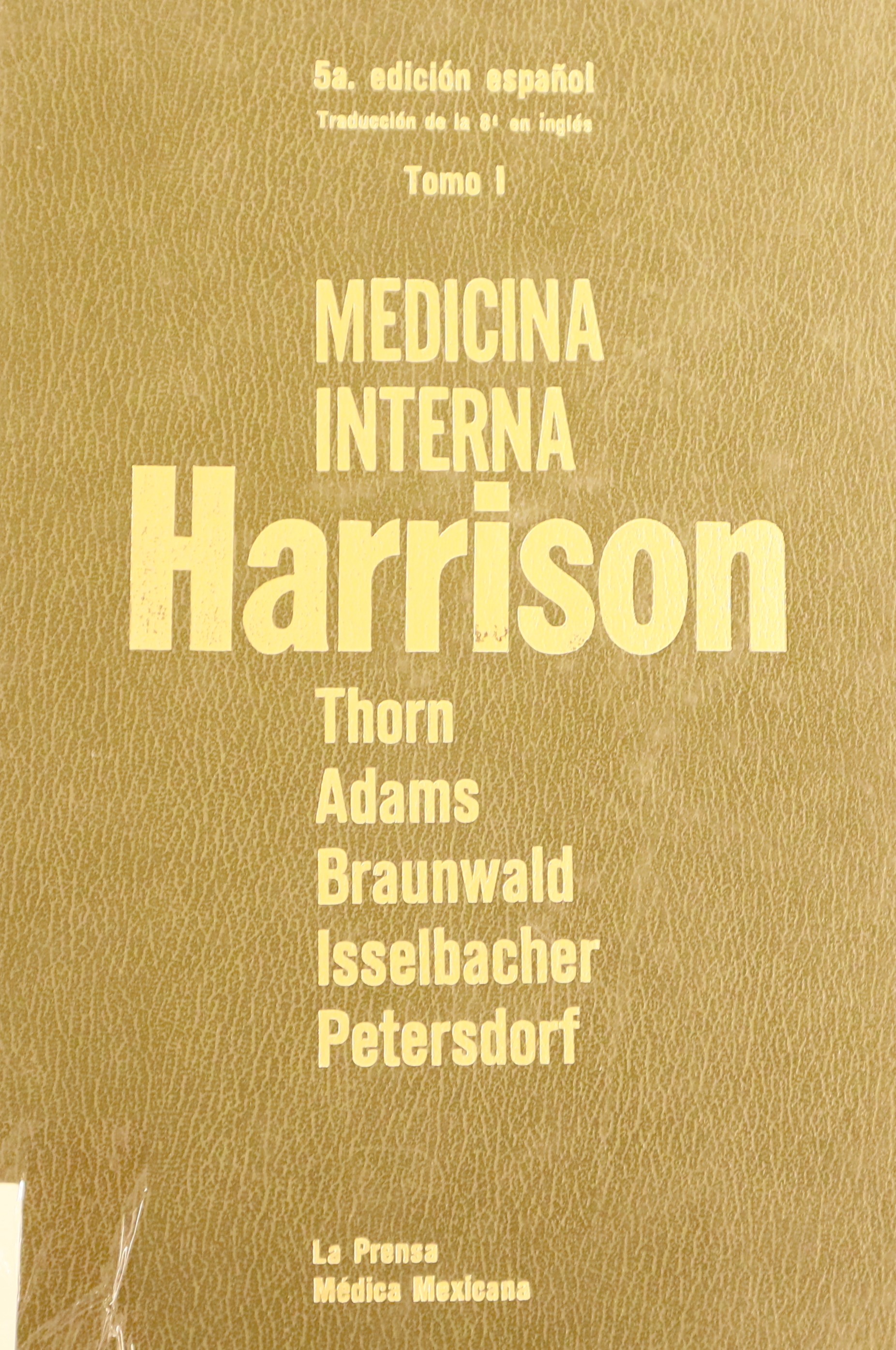 MEDICINA INTERNA. TOMO I. 5ª EDICIÓN