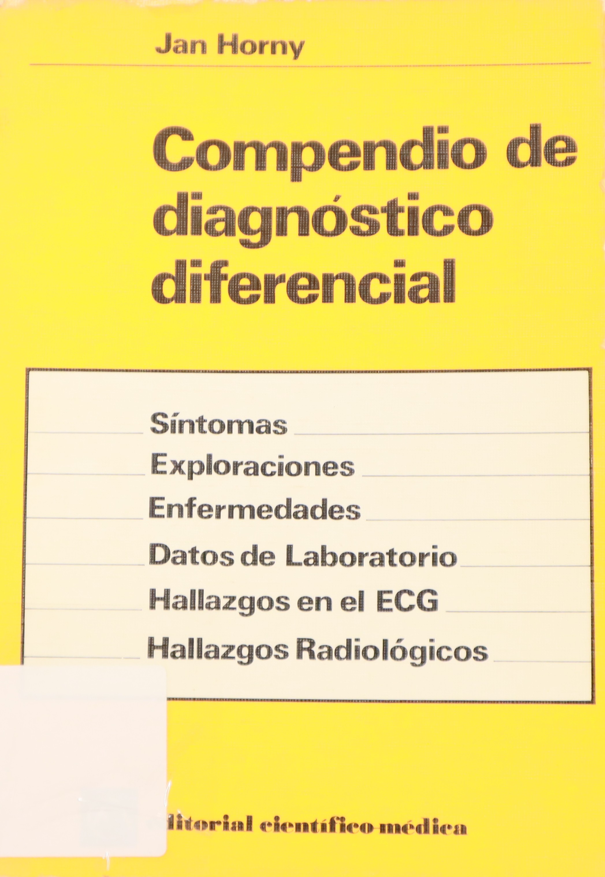 COMPENDIO DE DIAGNÓSTICO DIFERENCIAL