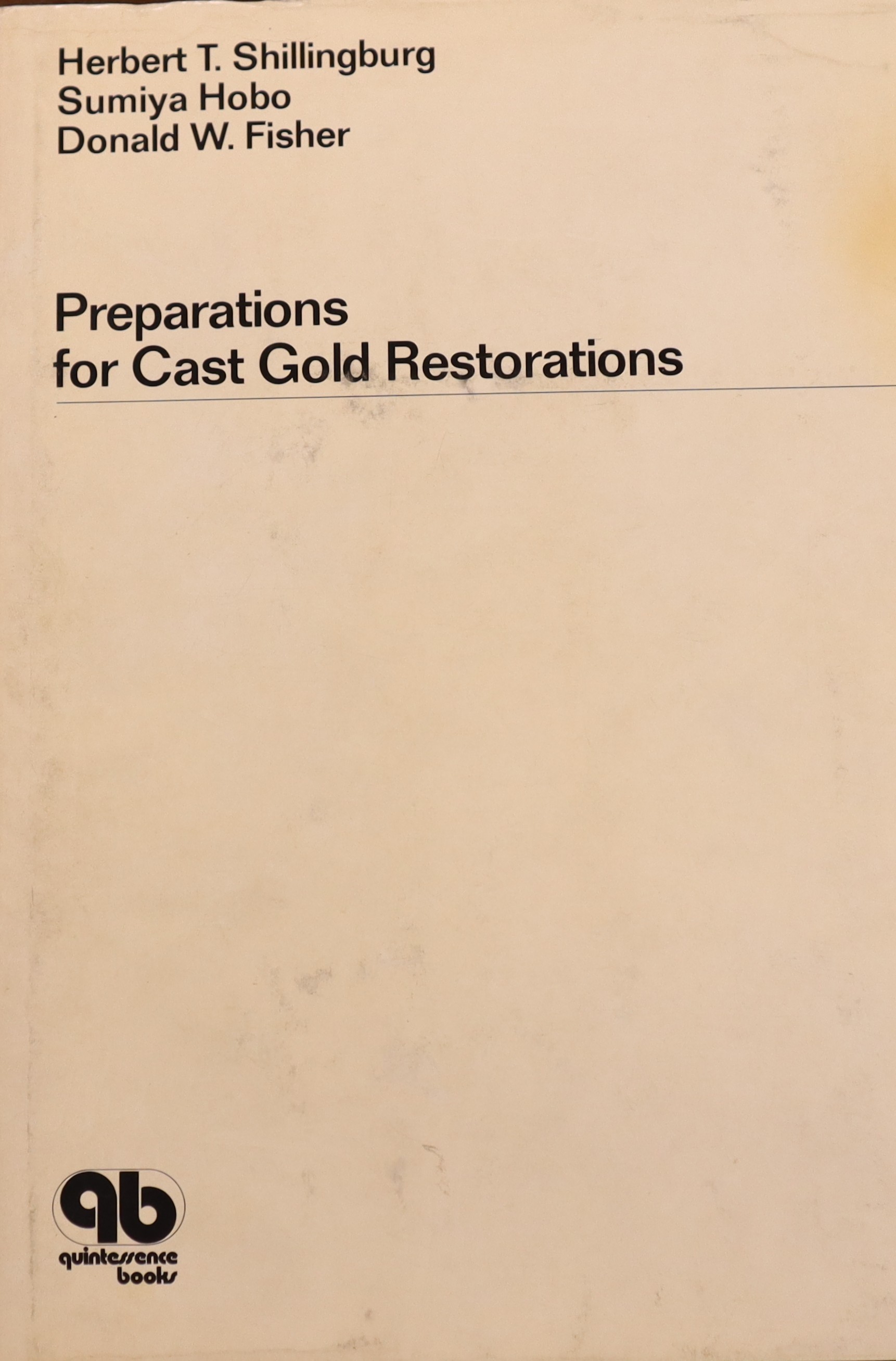 PREPARATIONS FOR CAST GOLD RESTORATIONS